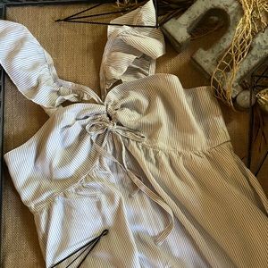 NWOT June & Hudson Cross Ties Maxi Dress Sz Varies